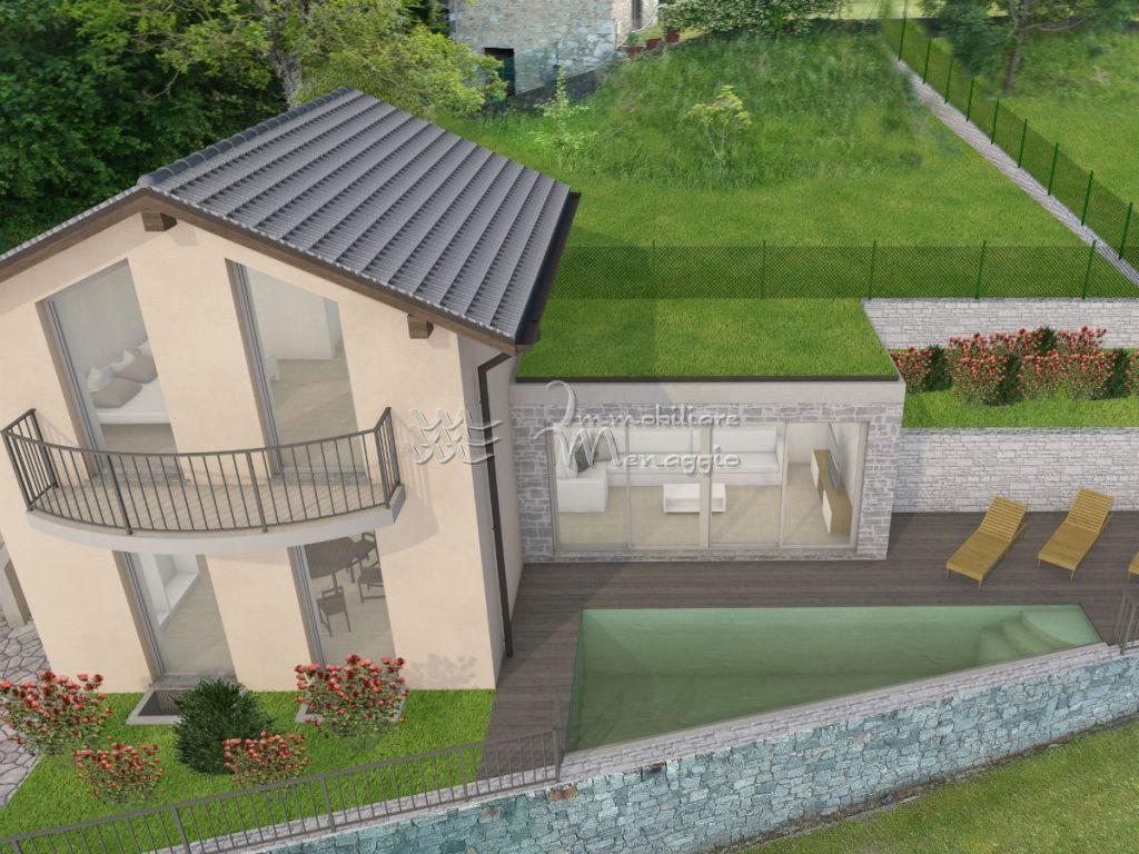 Nahe Golfclub, freistehendes rustikales Haus mit Garten und Seeblick – Menaggio, Loc. Croce